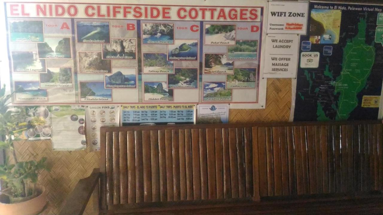 Cliffside Cottages Эль-Нидо Экстерьер фото